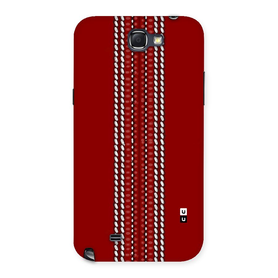 Cricket Ball Pattern Back Case for Galaxy Note 2