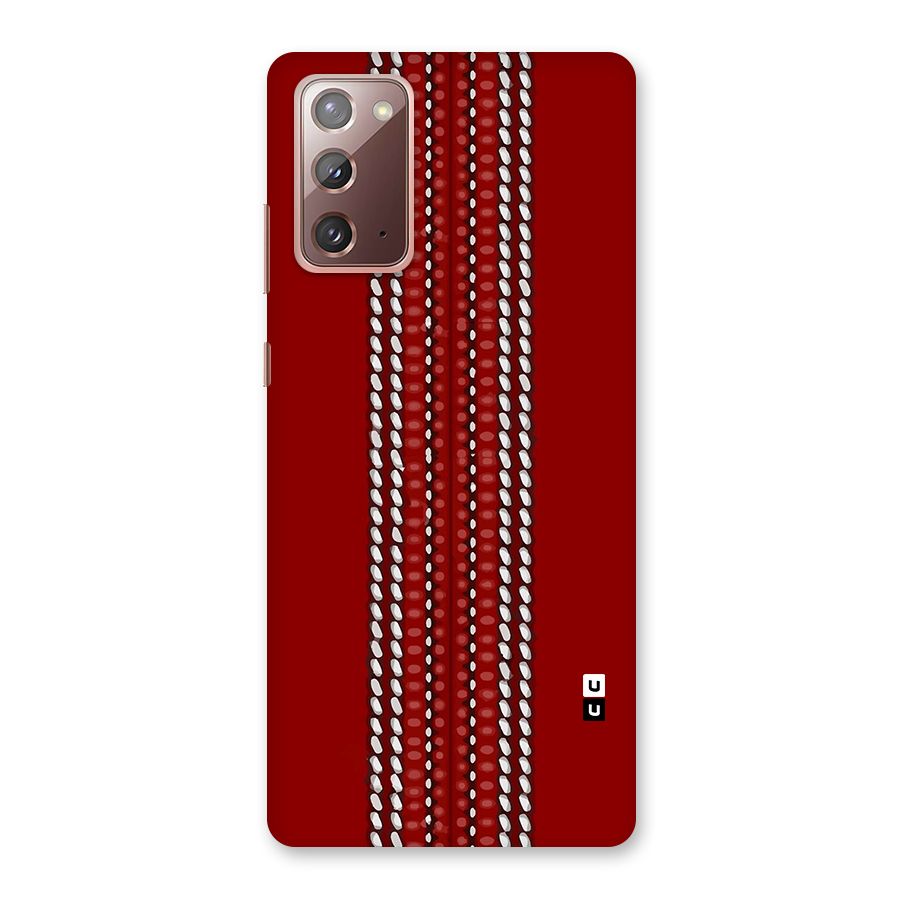 Cricket Ball Pattern Back Case for Galaxy Note 20