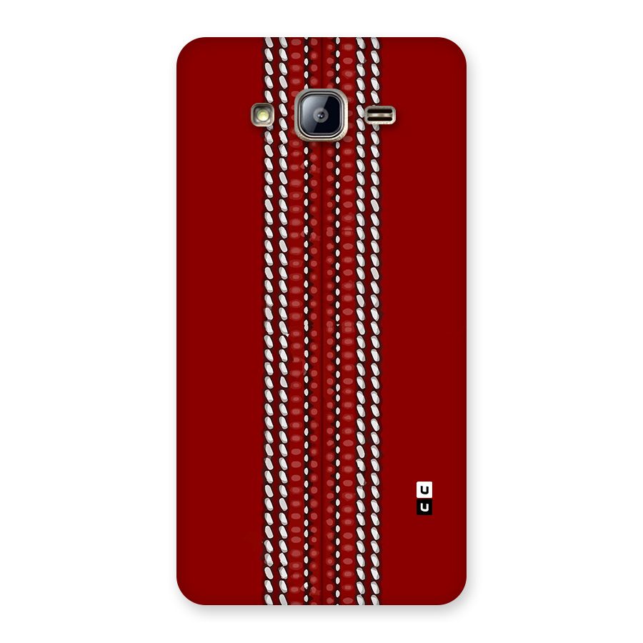 Cricket Ball Pattern Back Case for Galaxy On5