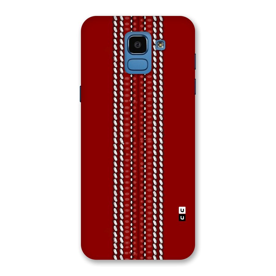 Cricket Ball Pattern Back Case for Galaxy On6