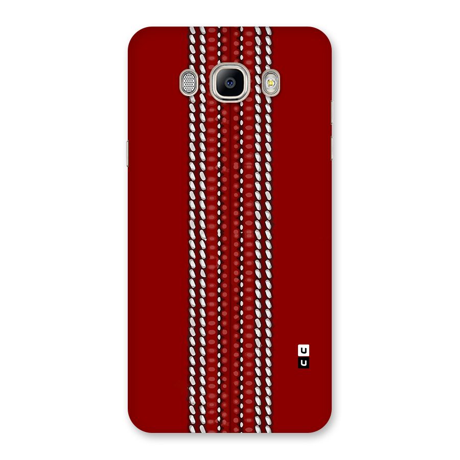 Cricket Ball Pattern Back Case for Galaxy On8