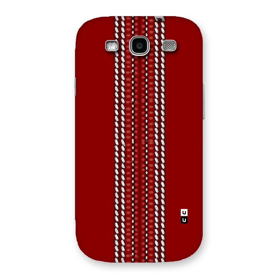 Cricket Ball Pattern Back Case for Galaxy S3