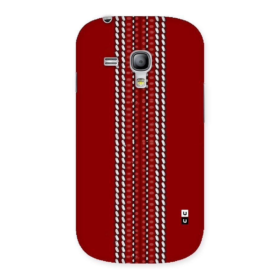 Cricket Ball Pattern Back Case for Galaxy S3 Mini
