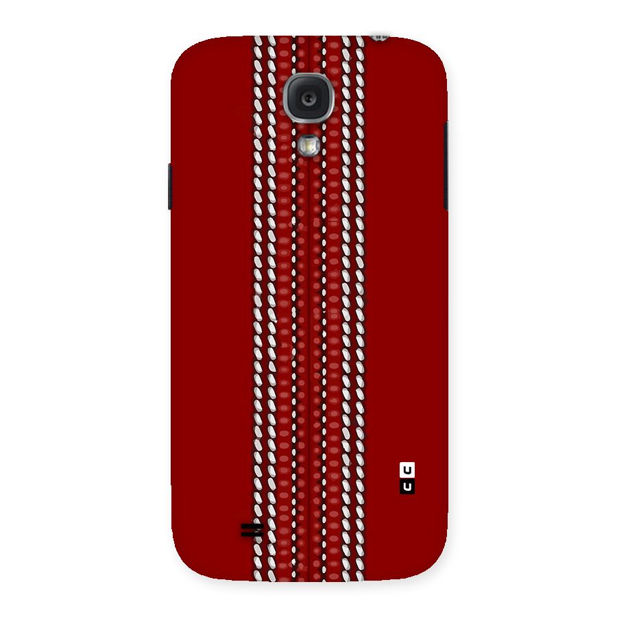 Cricket Ball Pattern Back Case for Galaxy S4