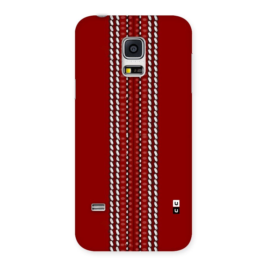 Cricket Ball Pattern Back Case for Galaxy S5 Mini