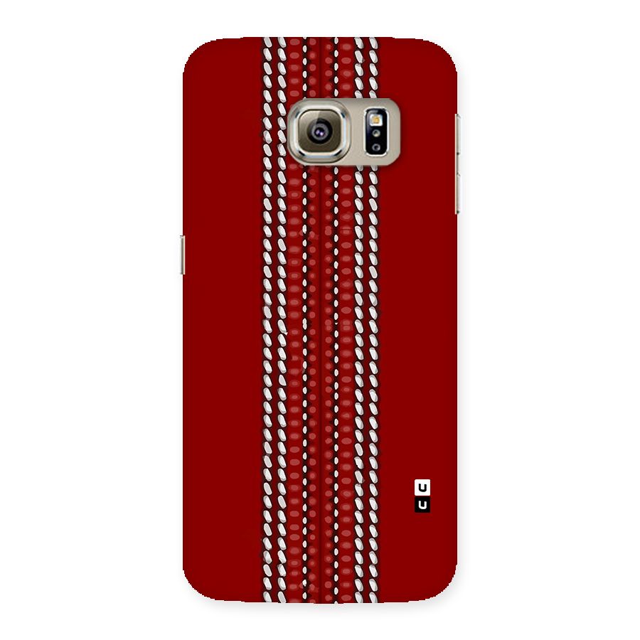 Cricket Ball Pattern Back Case for Galaxy S6 edge