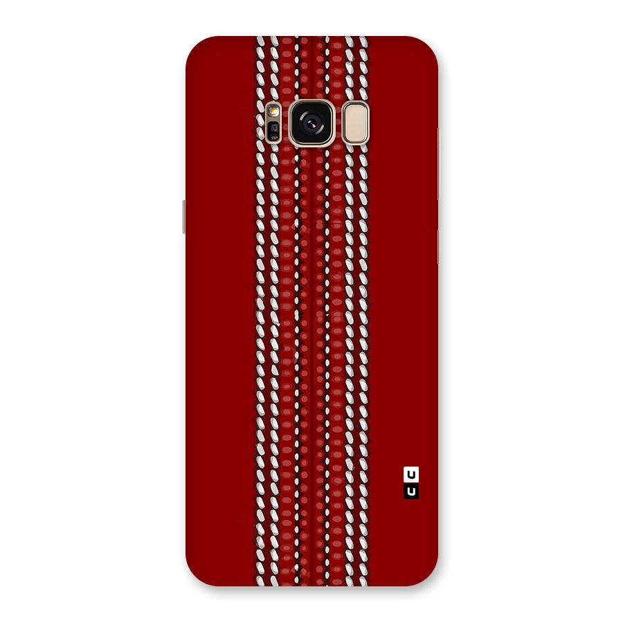 Cricket Ball Pattern Back Case for Galaxy S8 Plus
