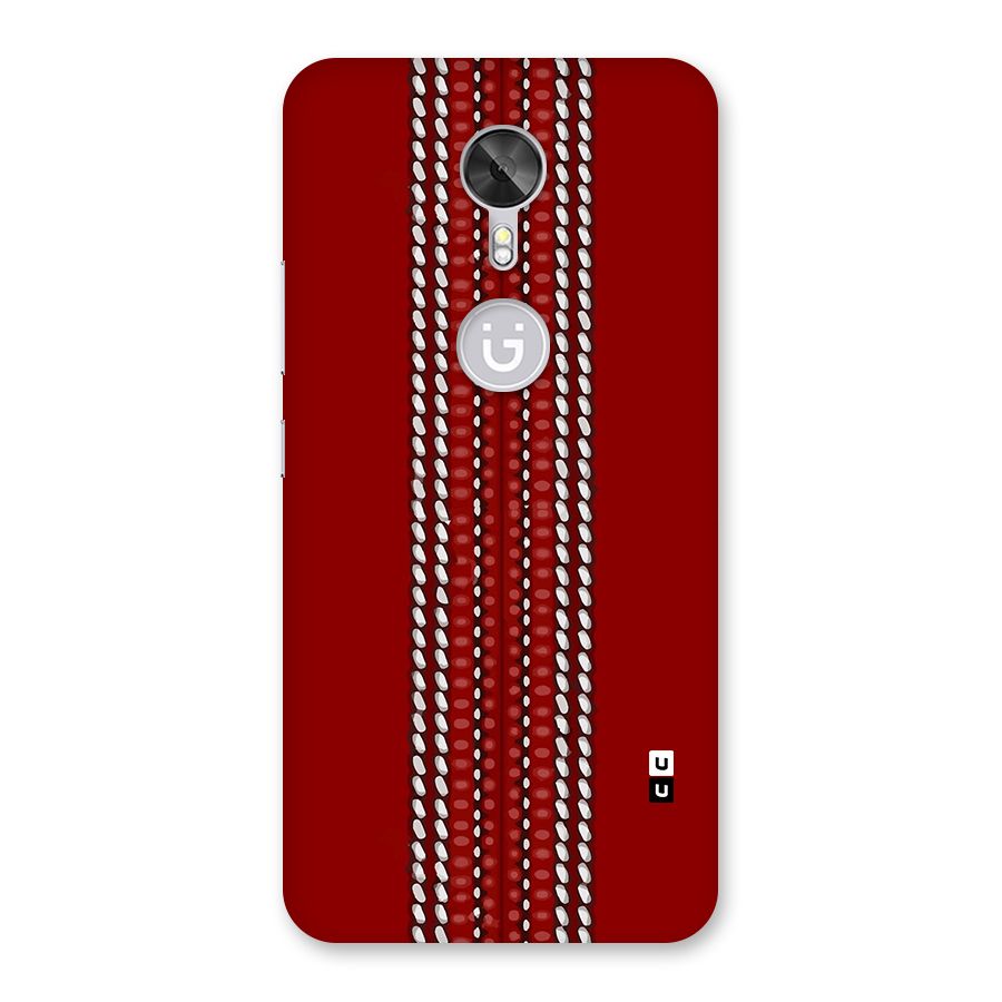 Cricket Ball Pattern Back Case for Gionee A1