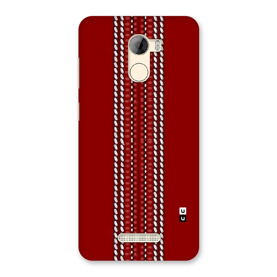Cricket Ball Pattern Back Case for Gionee A1 LIte