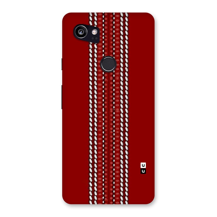 Cricket Ball Pattern Back Case for Google Pixel 2 XL