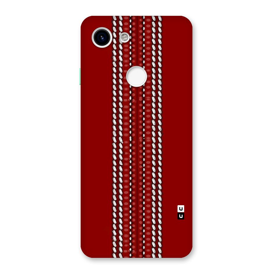 Cricket Ball Pattern Back Case for Google Pixel 3