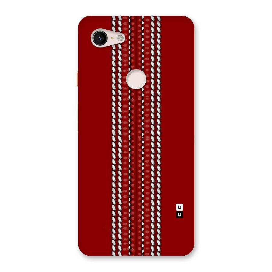 Cricket Ball Pattern Back Case for Google Pixel 3 XL