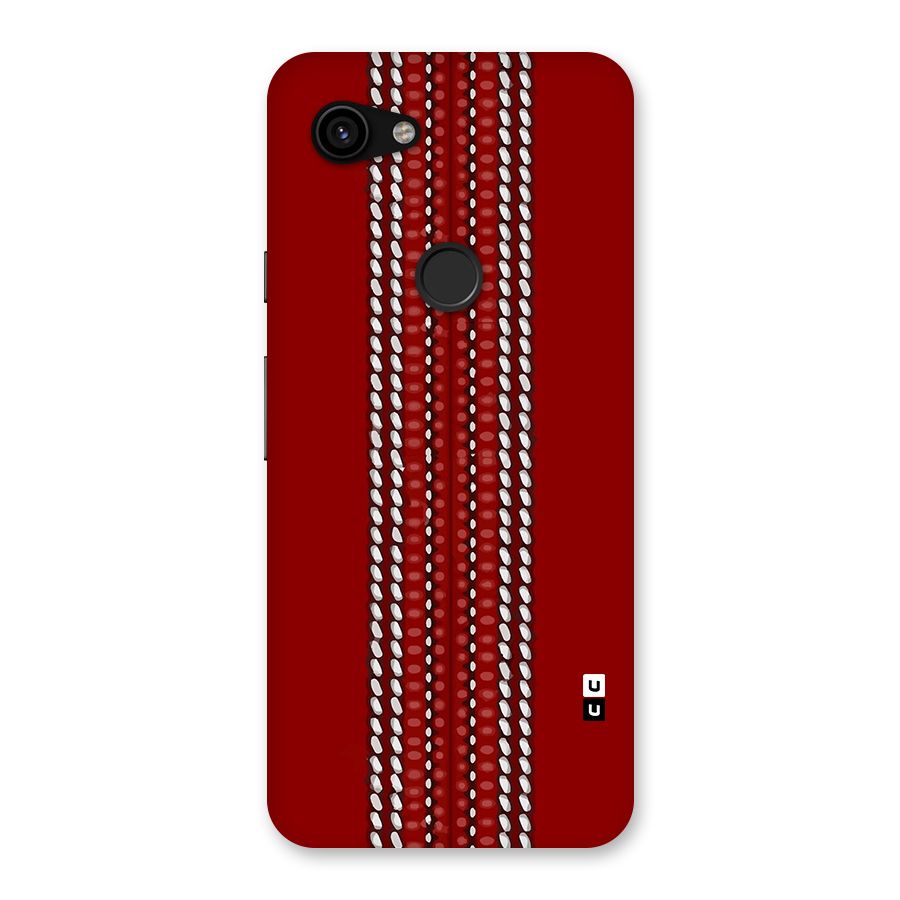 Cricket Ball Pattern Back Case for Google Pixel 3a