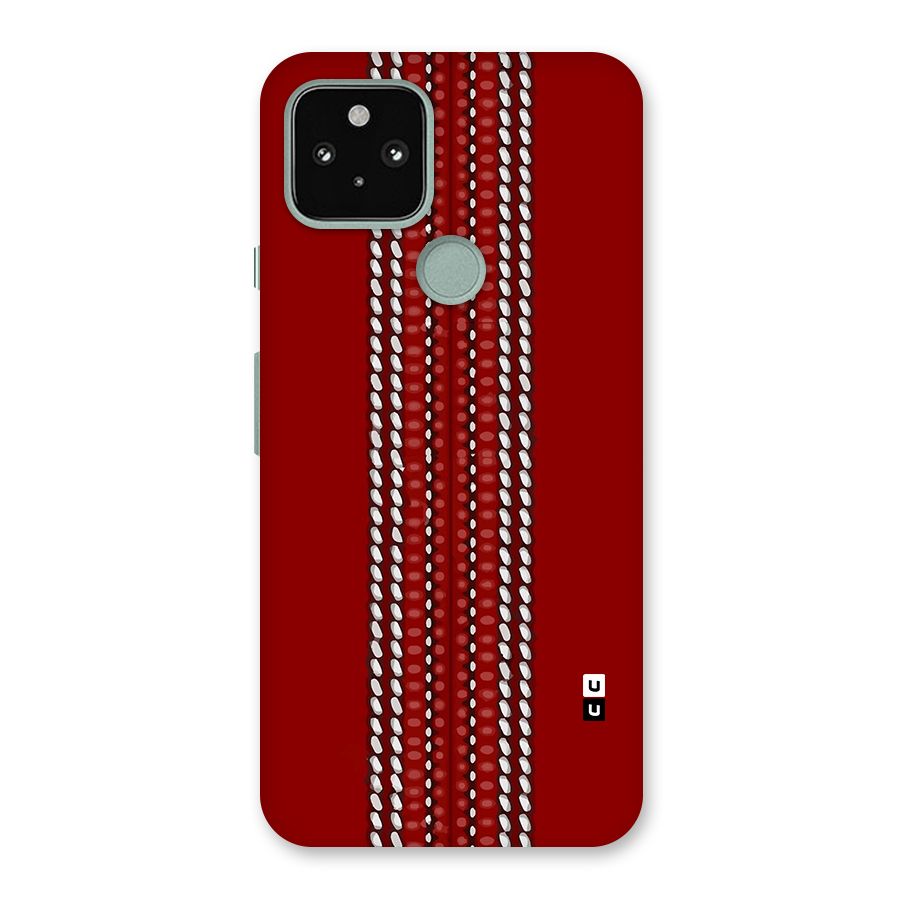 Cricket Ball Pattern Back Case for Google Pixel 5