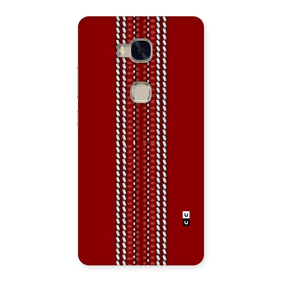 Cricket Ball Pattern Back Case for Honor 5X