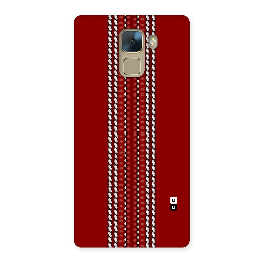 Cricket Ball Pattern Back Case for Honor 7