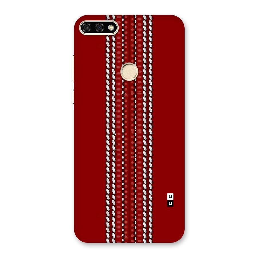 Cricket Ball Pattern Back Case for Honor 7A