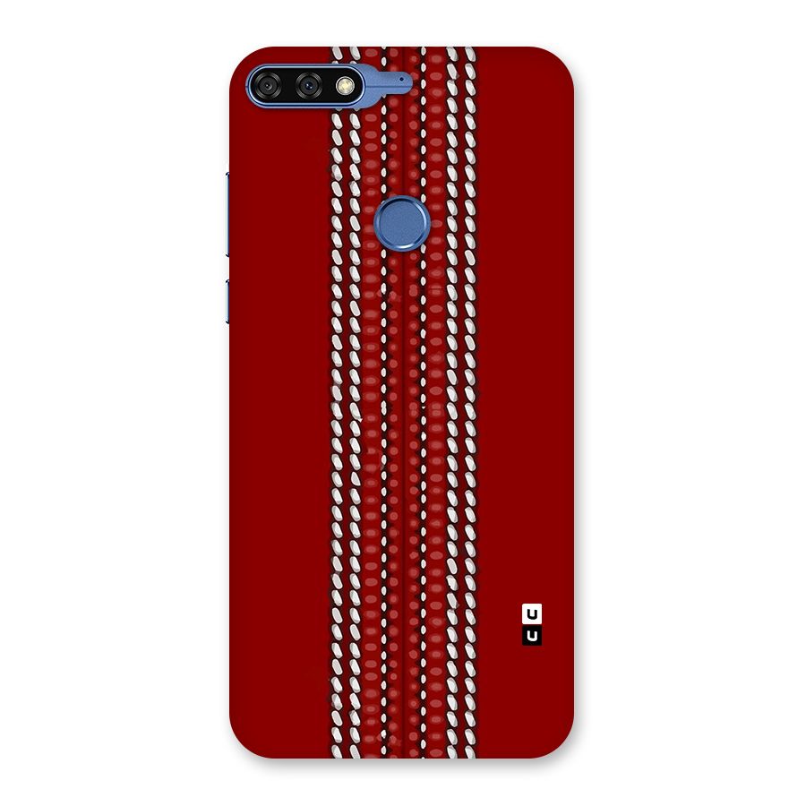 Cricket Ball Pattern Back Case for Honor 7C