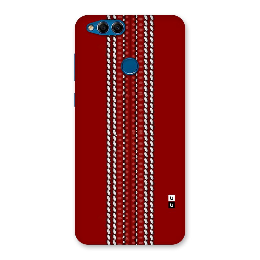 Cricket Ball Pattern Back Case for Honor 7X