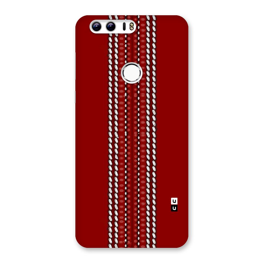 Cricket Ball Pattern Back Case for Honor 8