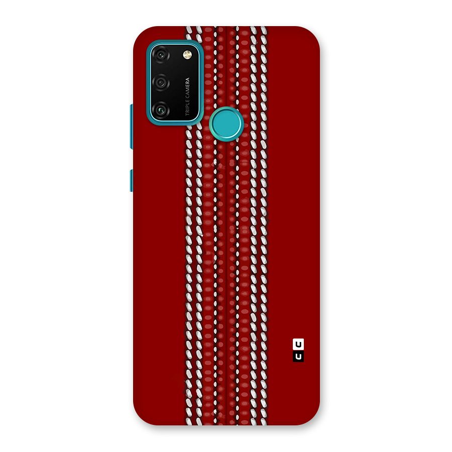 Cricket Ball Pattern Back Case for Honor 9A