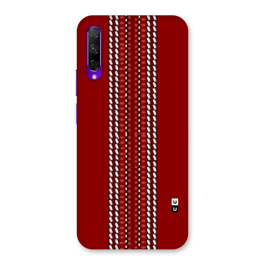 Cricket Ball Pattern Back Case for Honor 9X Pro
