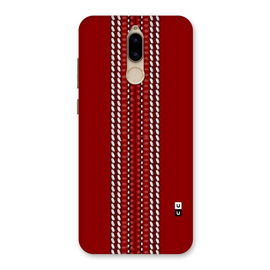 Cricket Ball Pattern Back Case for Honor 9i