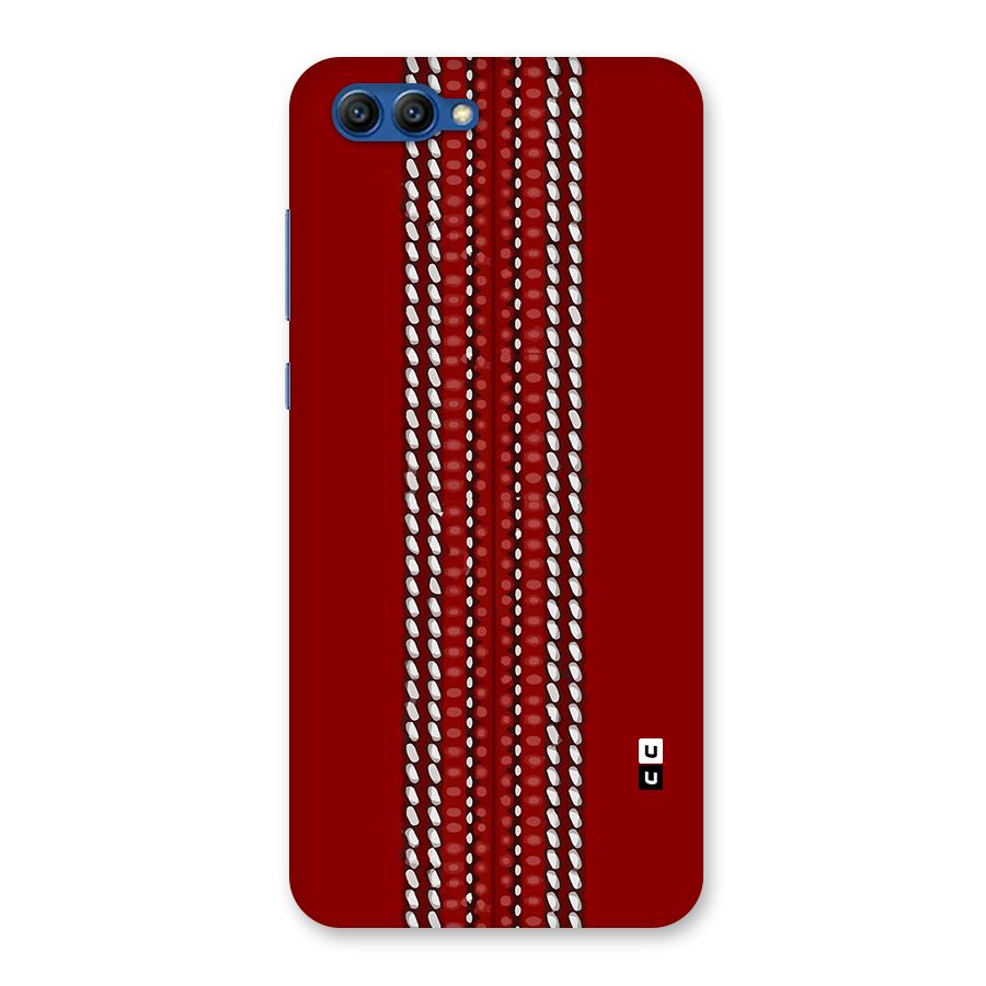 Cricket Ball Pattern Back Case for Honor View 10