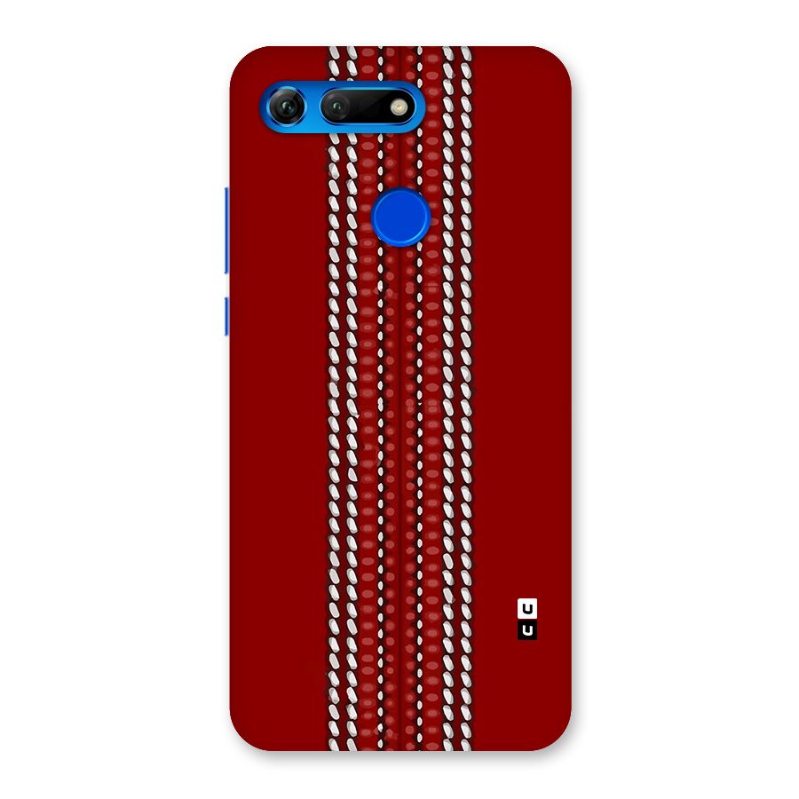 Cricket Ball Pattern Back Case for Honor View 20