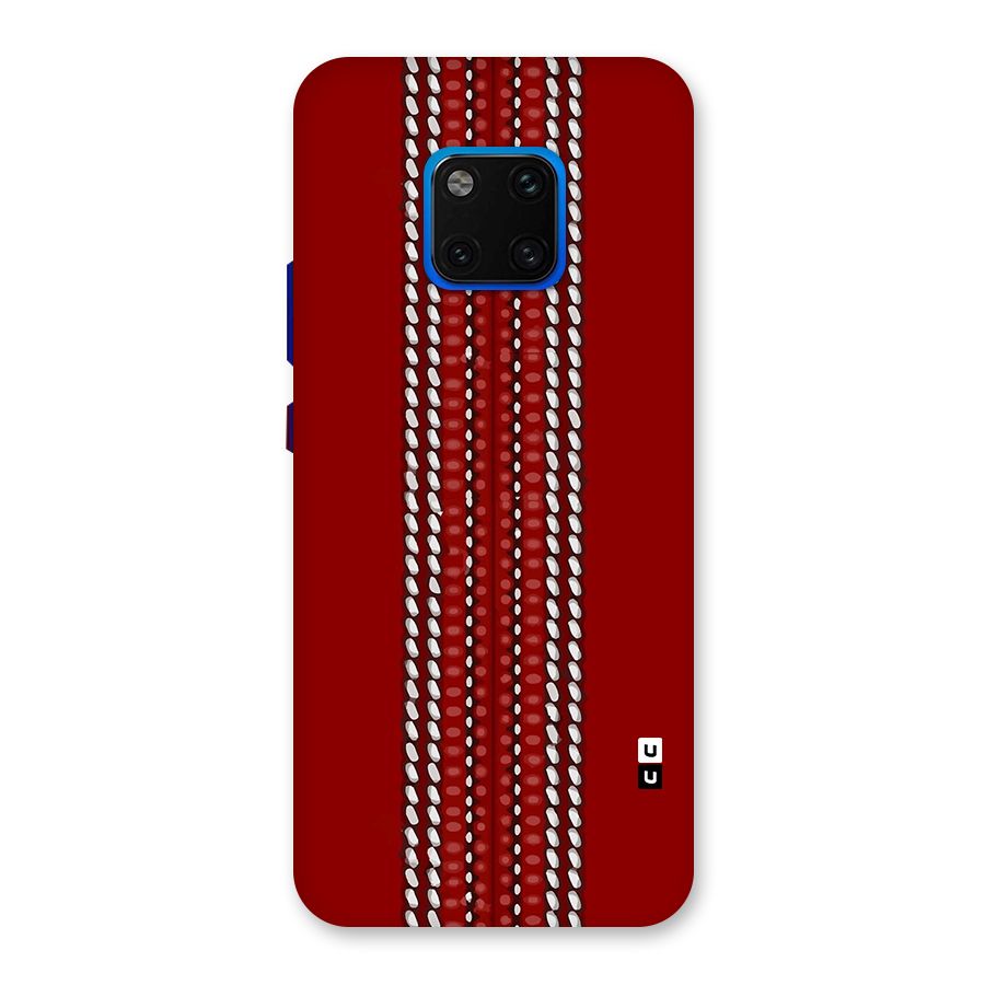 Cricket Ball Pattern Back Case for Huawei Mate 20 Pro