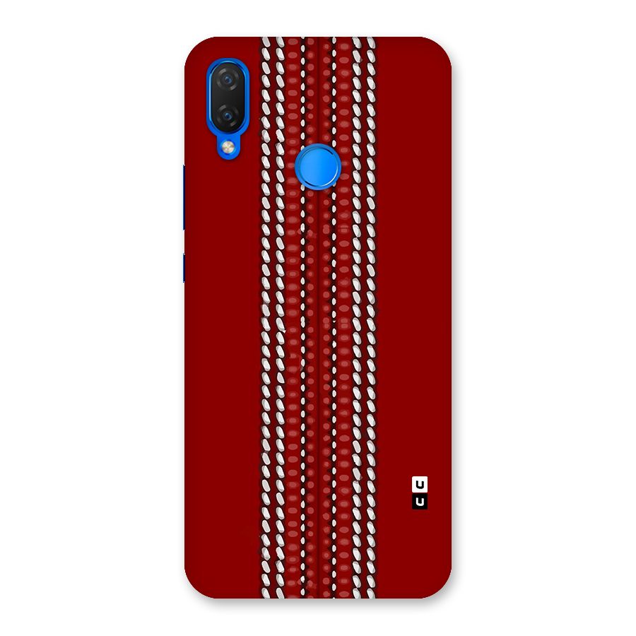 Cricket Ball Pattern Back Case for Huawei P Smart+