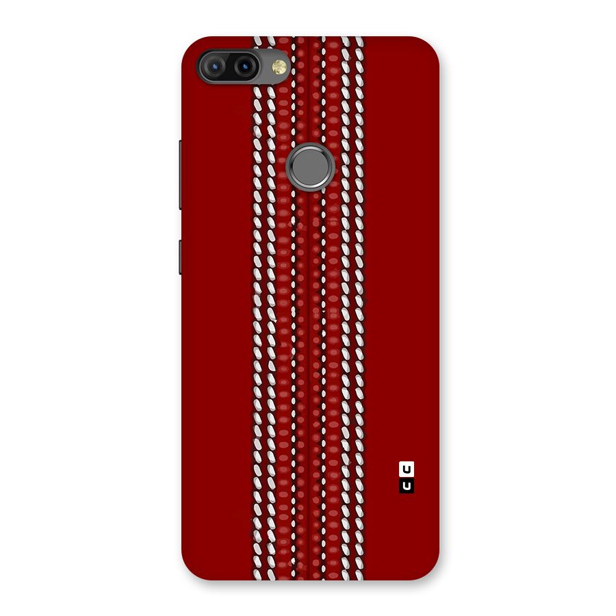 Cricket Ball Pattern Back Case for Infinix Hot 6 Pro