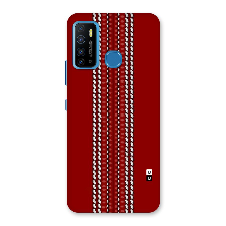 Cricket Ball Pattern Back Case for Infinix Hot 9