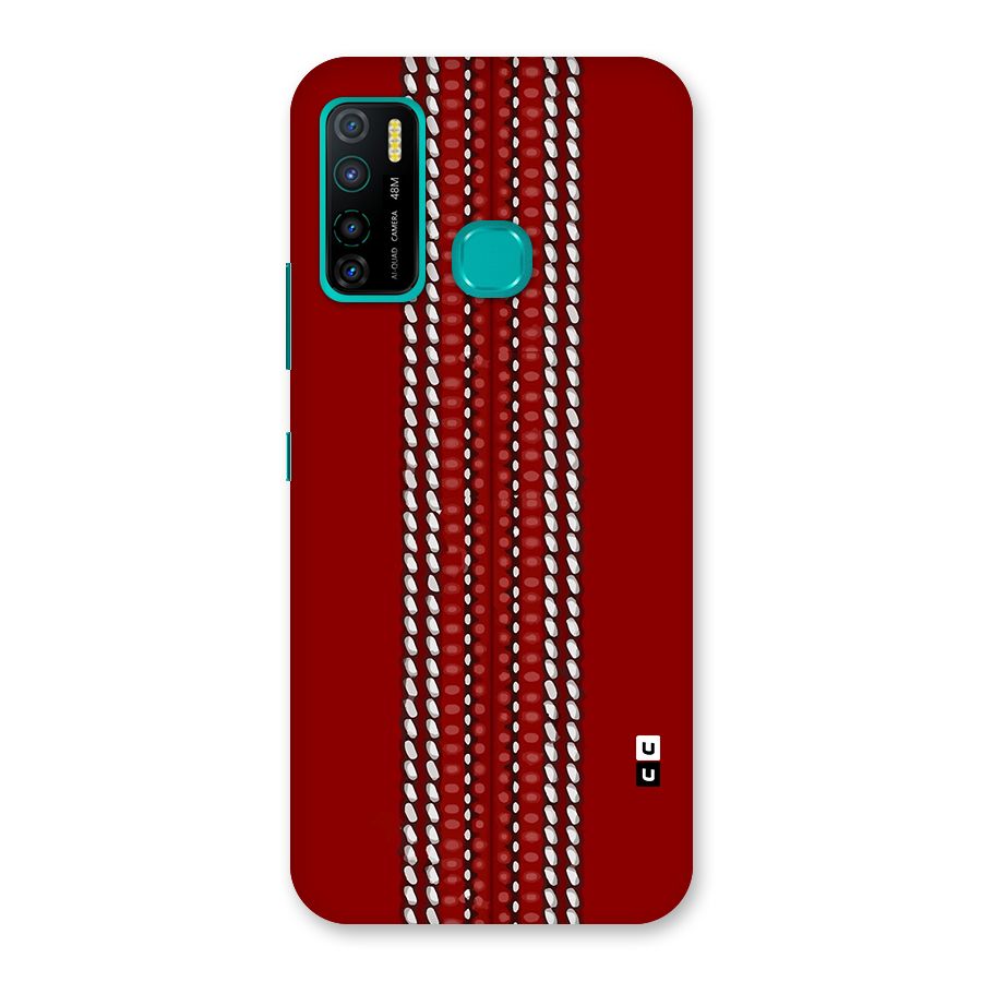 Cricket Ball Pattern Back Case for Infinix Hot 9 Pro