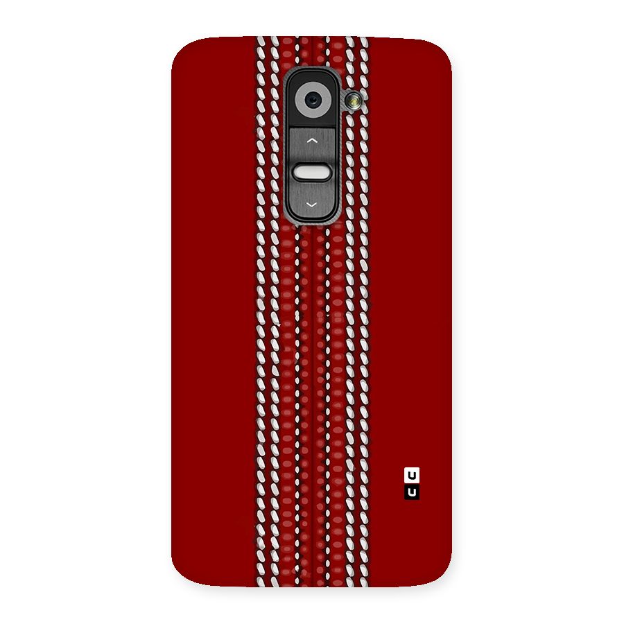 Cricket Ball Pattern Back Case for LG G2
