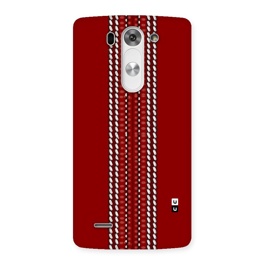 Cricket Ball Pattern Back Case for LG G3 Beat