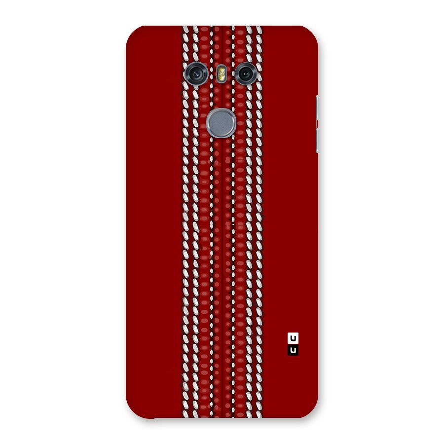 Cricket Ball Pattern Back Case for LG G6