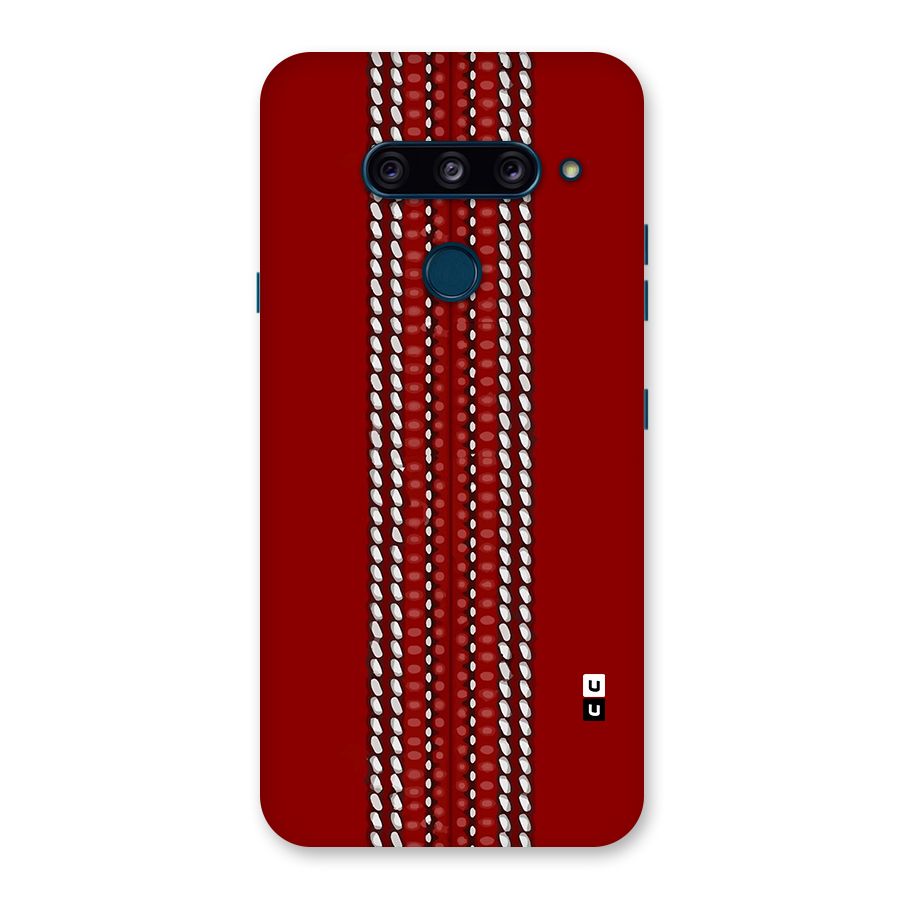 Cricket Ball Pattern Back Case for LG  V40 ThinQ