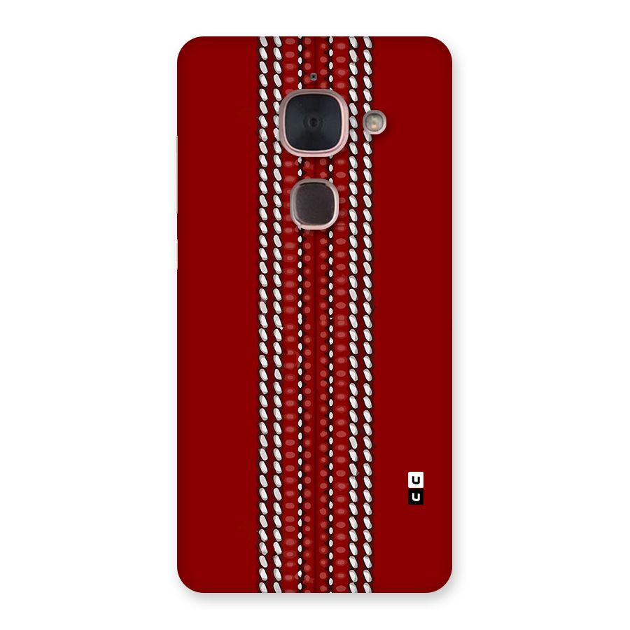 Cricket Ball Pattern Back Case for Le Max 2