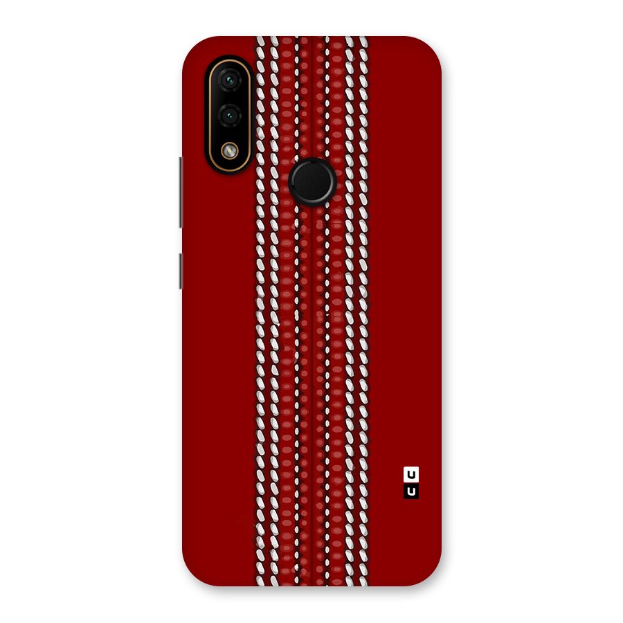 Cricket Ball Pattern Back Case for Lenovo A6 Note