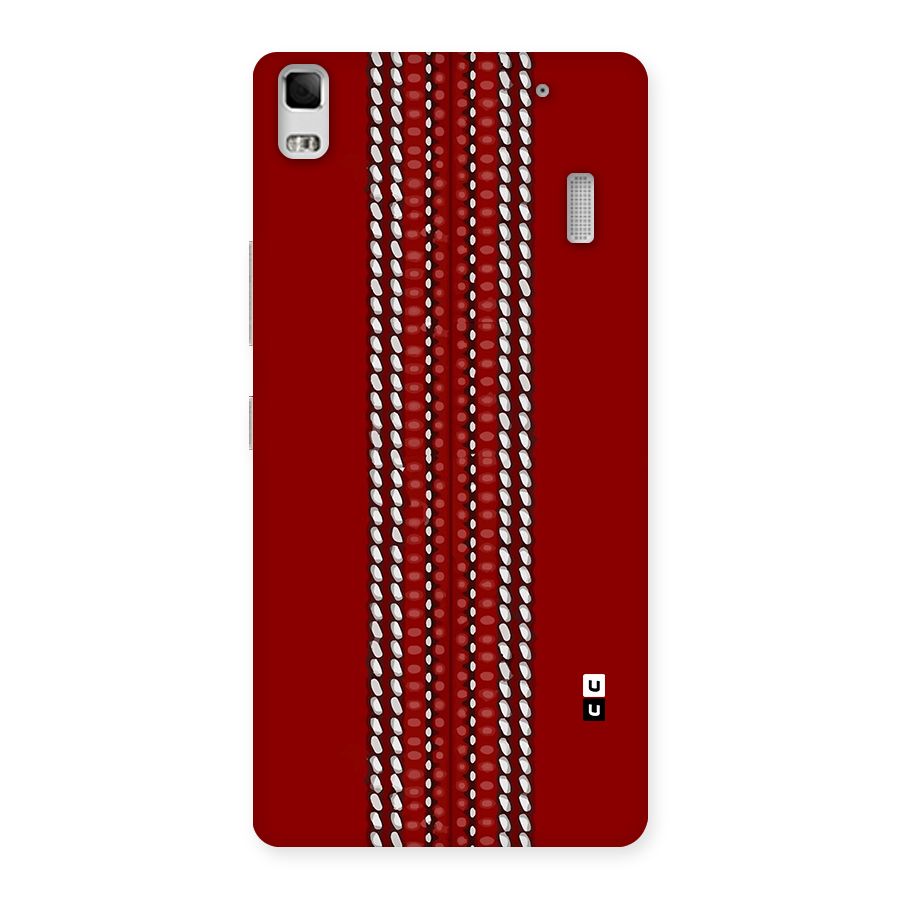 Cricket Ball Pattern Back Case for Lenovo K3 Note