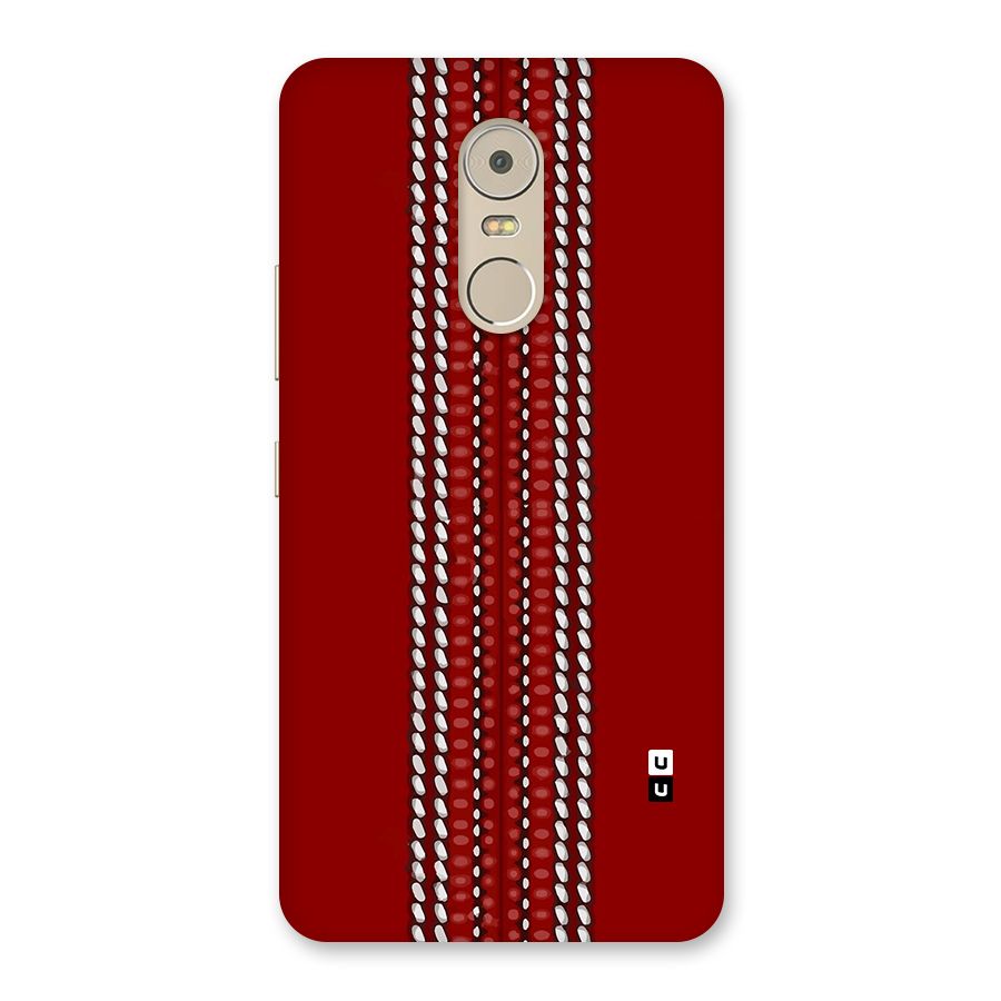 Cricket Ball Pattern Back Case for Lenovo K6 Note