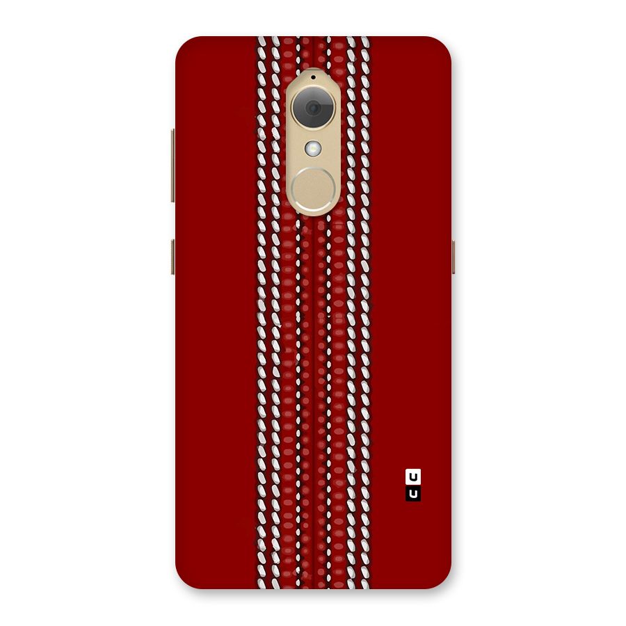 Cricket Ball Pattern Back Case for Lenovo K8