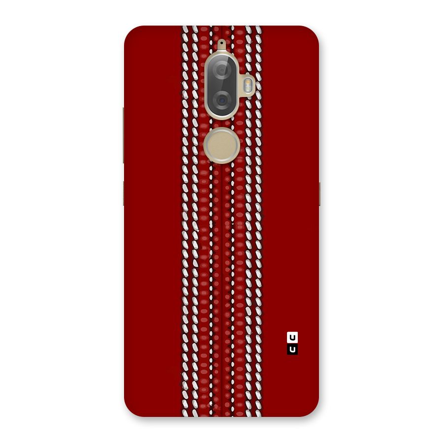 Cricket Ball Pattern Back Case for Lenovo K8 Plus