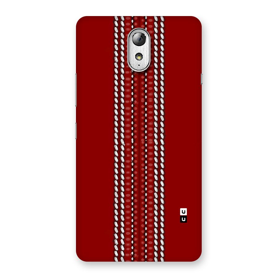 Cricket Ball Pattern Back Case for Lenovo Vibe P1M