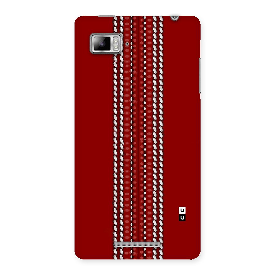Cricket Ball Pattern Back Case for Lenovo Vibe Z K910