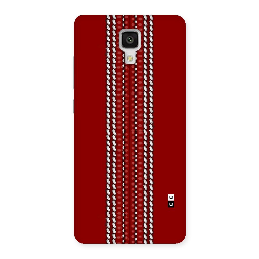 Cricket Ball Pattern Back Case for Mi4