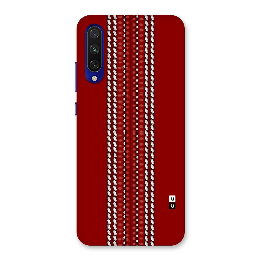 Cricket Ball Pattern Back Case for Mi A3