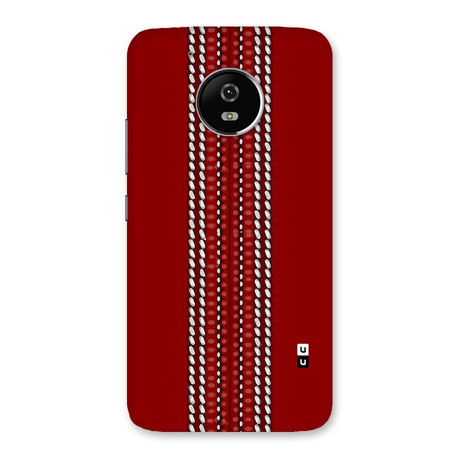 Cricket Ball Pattern Back Case for Moto G5