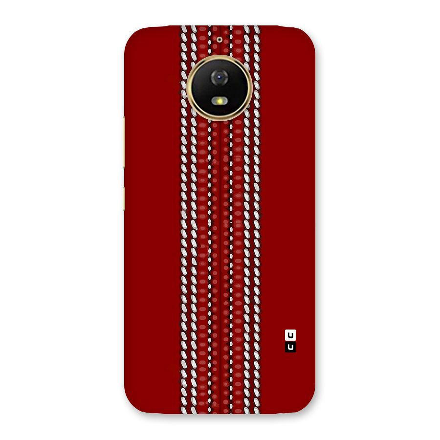 Cricket Ball Pattern Back Case for Moto G5s